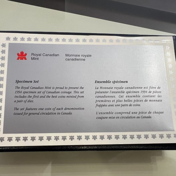 1994 Canada Specimen Coin Set! - Picture 9 of 9